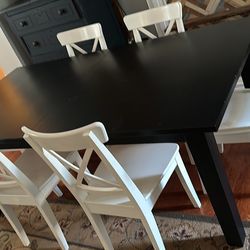 IKEA Dining Room Table And Chairs 
