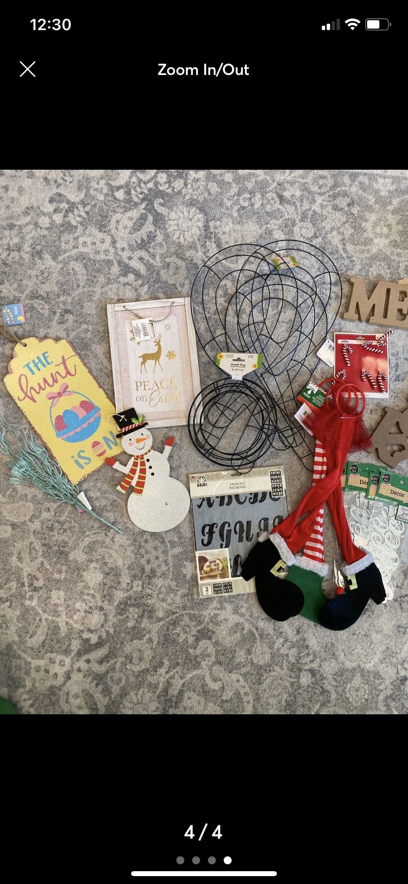 Lot Of Holiday Decor, Arts & Crafts