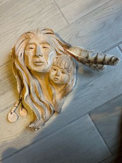 Mother & Child Handcrafted Sculpture