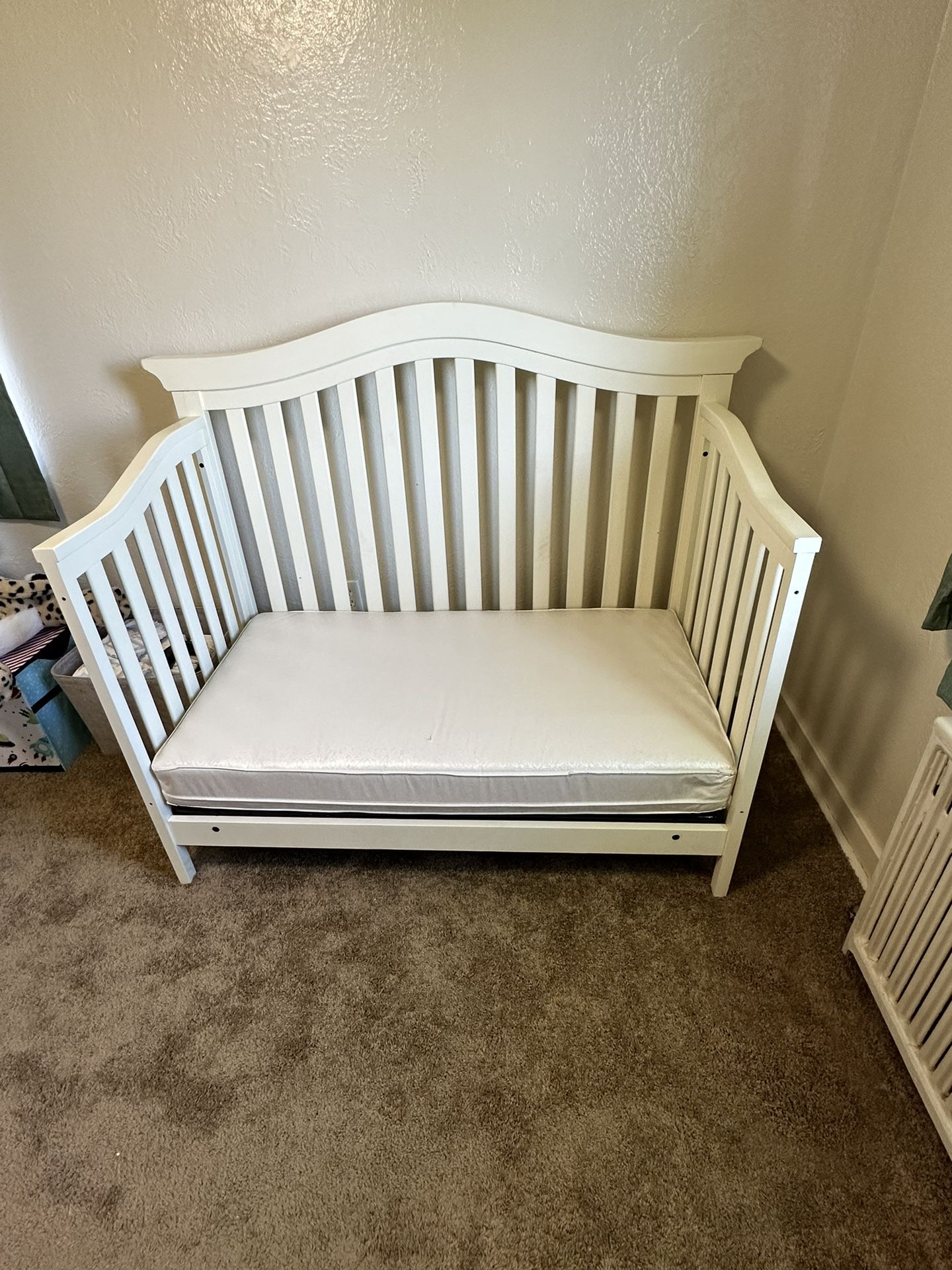 Crib/Toddler bed + Mattress