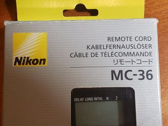 Nikon Intervalometer Remote