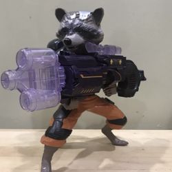 Marvel Guardians of The Galaxy Big Blastin` Rocket Raccoon Talking Figure