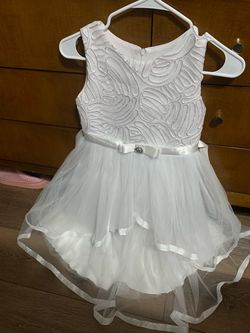 Girls Formal white Tulle Dress