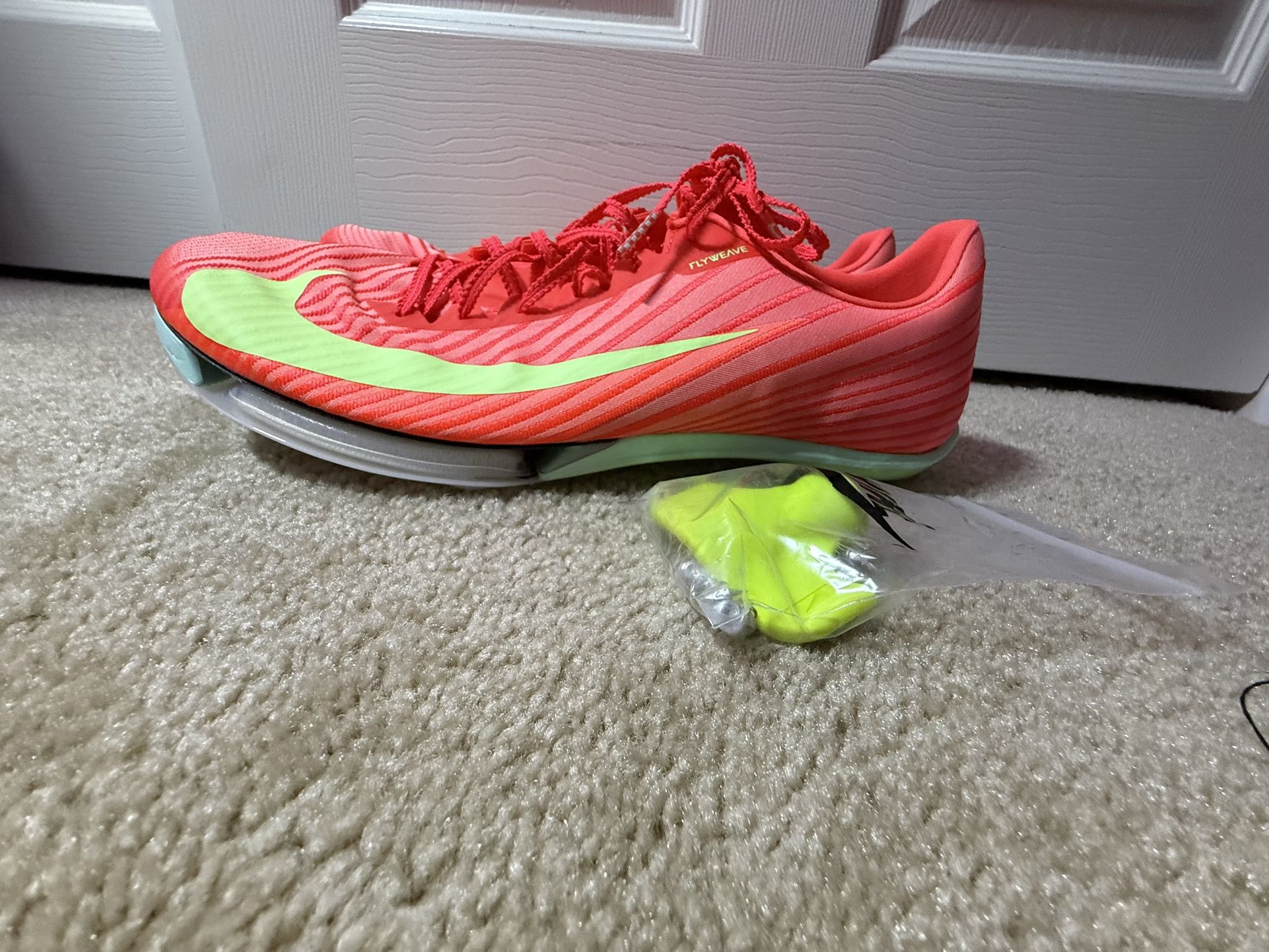 Nike Maxfly 2 Bright Crimson Lime Green