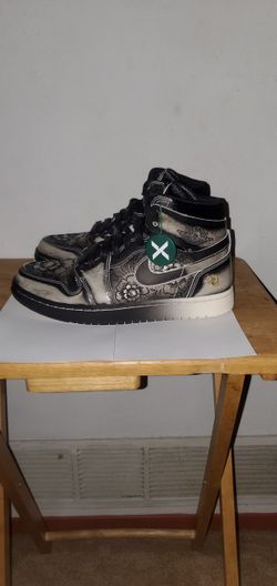 9.5 Mens 'Dia De Muertos' Air Jordan 1 High Zoom Comfort $220 OBO