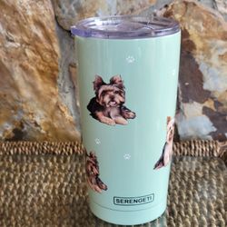 Yorkie Stainless Steel Tumbler With Lid