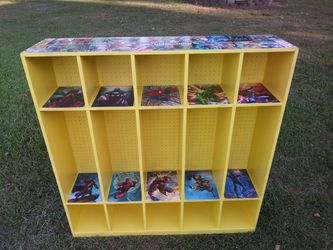 Marvel customized cubbies with hooks