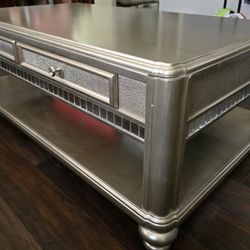Coaster Glam Coffee Table – Mirrored Accents – 50x30x20
