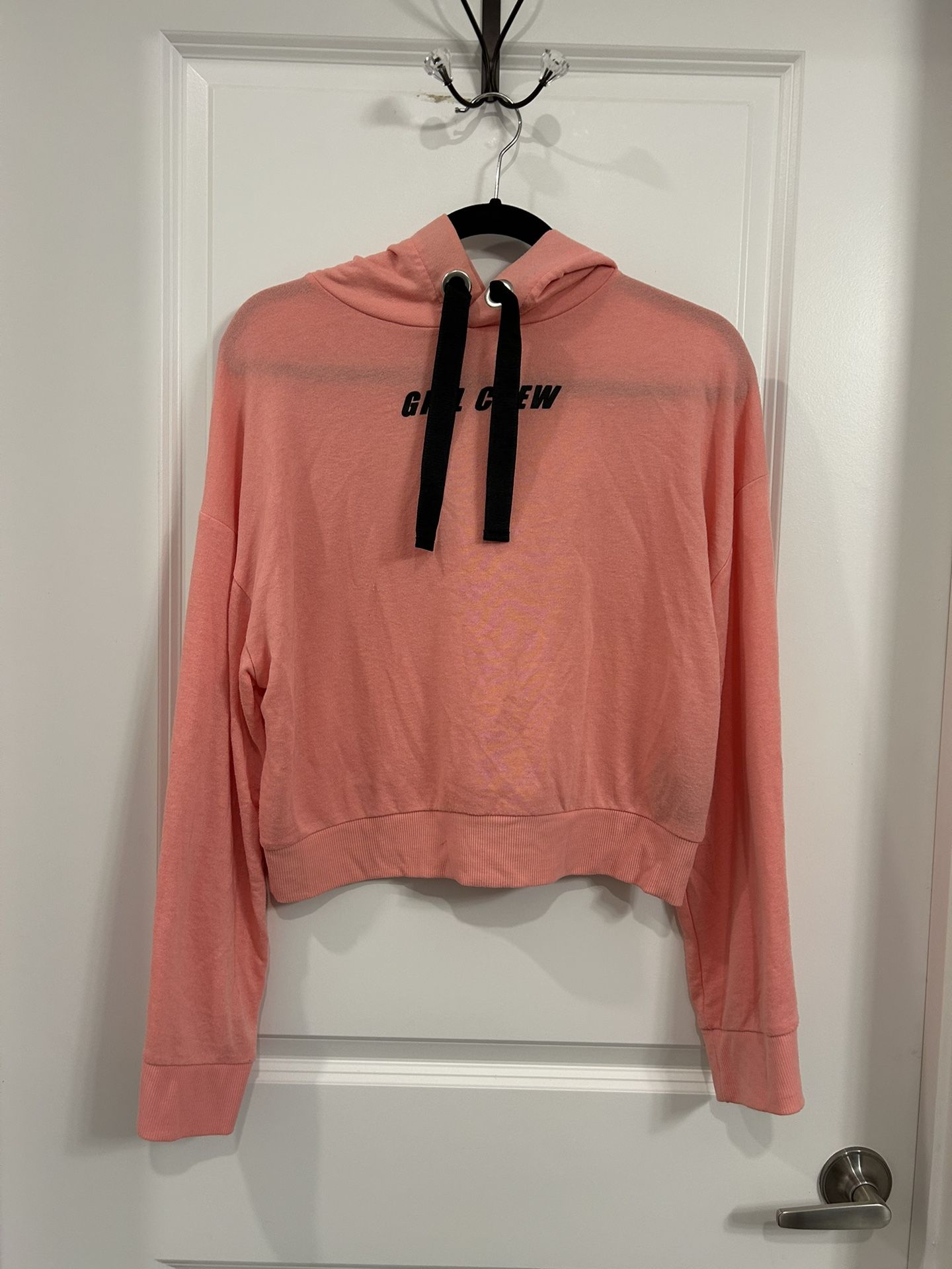 H&M Pink Sweatshirt With Wide Sleeve Size S