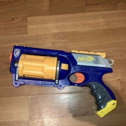 NERF N-Strike Maverick Rev-6 Toy Dart Blaster Gun - Blue