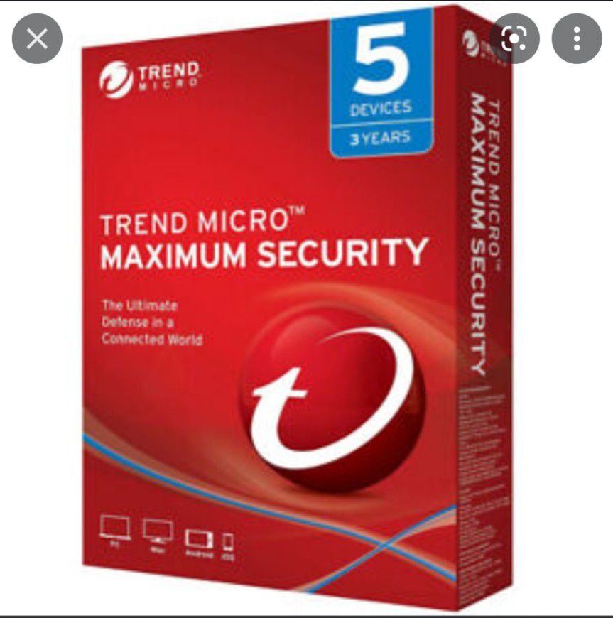 Trendmicro Maximum Security 1yr 3pc