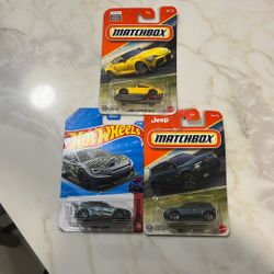 Hot Wheels Car And Matchbox Cars. 