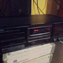 KENWOOD DOUBLE CASSETTE PLAYER $125 FINAL PRICE SAME DAY SHIPPING 