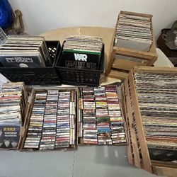 Vinyl Record & Cassette Tape Bulk Lot Rock HipHop Rap Funk Soul Pop RnB oldies 