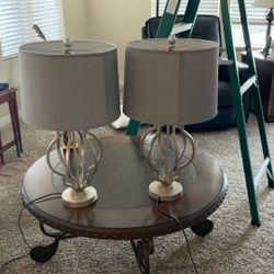 Lamps (2) Perfect For Bedroom Or Living Room