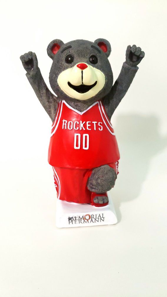 NBA Houston Rockets Clutch the Bear Mascot Piggy Bank New in Box 2015  Limited for Sale in Houston, TX - OfferUp