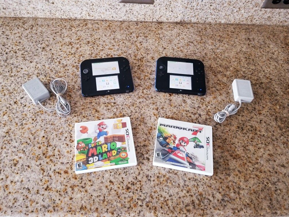 Nintendo 2DS Sets Complete with Games!!