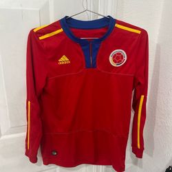 Soccer Club T-Shirt Federacion Colombiana De Futbol Jersey Adidas Youth Red