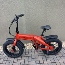 Sondors Red Fold X foldable 20” Electric Bike Like New w/only 500 miles