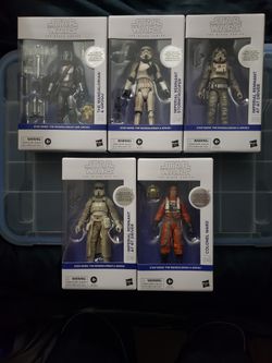 Star Wars Black Series First Edition Set of 5 Figures White Boxes The Mandalorian and Grogu