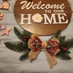 Welcome To Our Home 🏡 Sign 