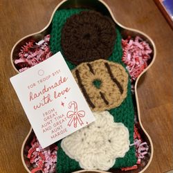 Handmade Crotchet Ear warmer/headbands - Girl Scouts 