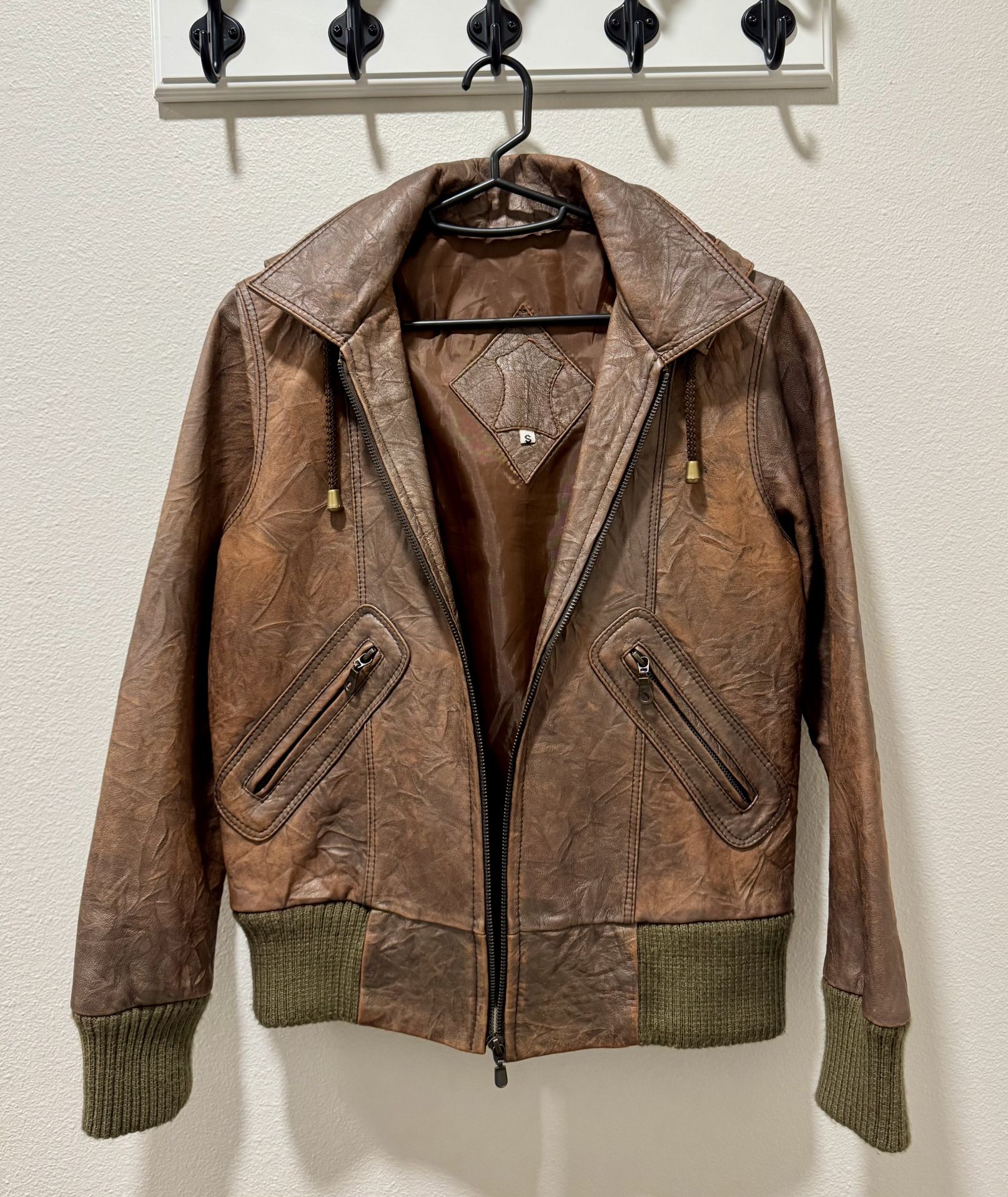 Leather Jacket -size S