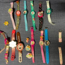 Huge Lot Of girl’s Watches -  Disney, Justin,Hello Kitty, Ana & Elsa … Much More(  Take all for $25 )