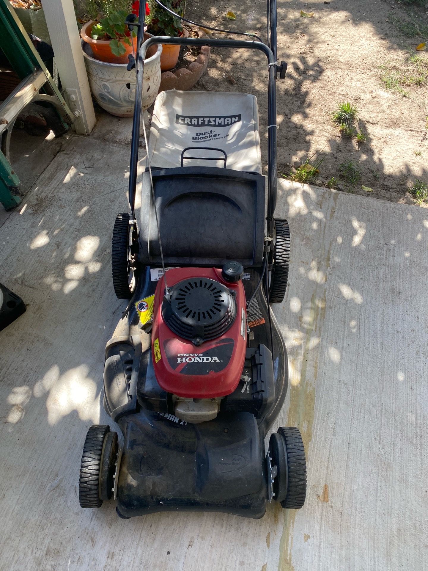 Craftsman Mower Honda