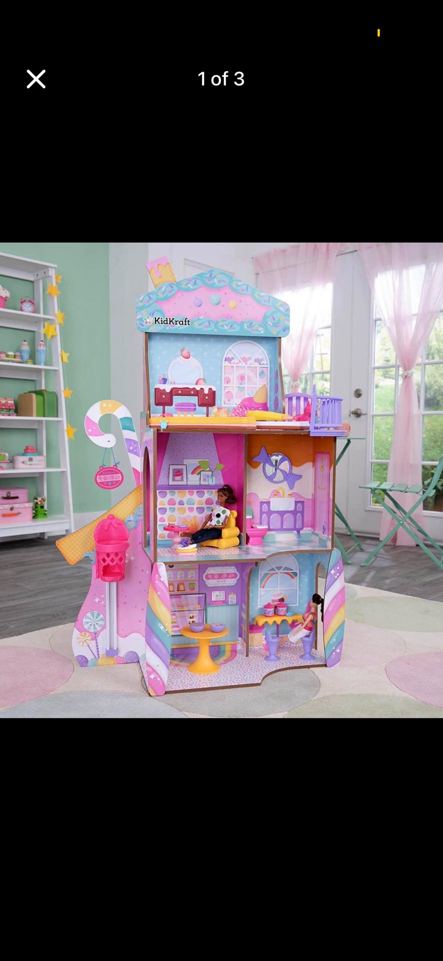 New In Box Kid Kraft Candy Castle Dollhouse