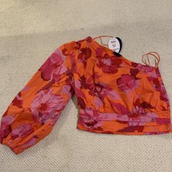Womens Xs Scoop One Shoulder Top