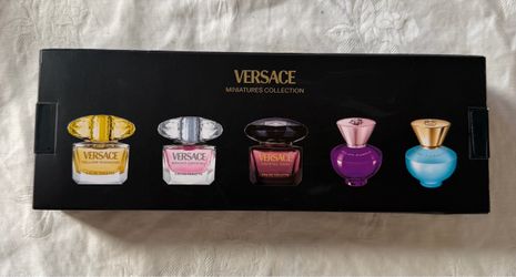 Versace Women’s Mini Perfume Gift Set – 5 Fragrances – 5 mL Each