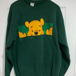 Pooh Disney vintage crew neck size XL sweater