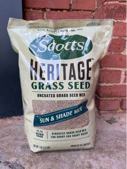 Scotts Heritage 7 lb Sun & Shade Grass Seed - New