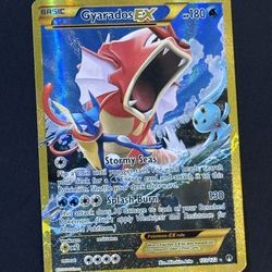 Pokémon Gyarados EX TCG Breakpoint 123/122 Secret Rare