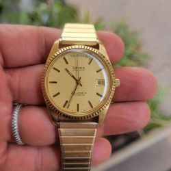 Vintage Gruen  25 jewels Autowind 36mm.Running +/_ 2 Second Per Day adjusted by Sunset Watch , Clock & Jewerly Repair. &  Jules Jurgensen 35mm. .