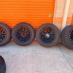 FACTORY BLACK FORD F350 F250 EXCURSION WHEELS 20 INCH