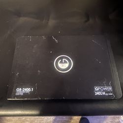 GRAVITY GPOWER 2400 Watt Amp
