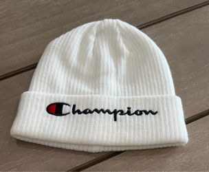 Champion Beanie (white unisex)