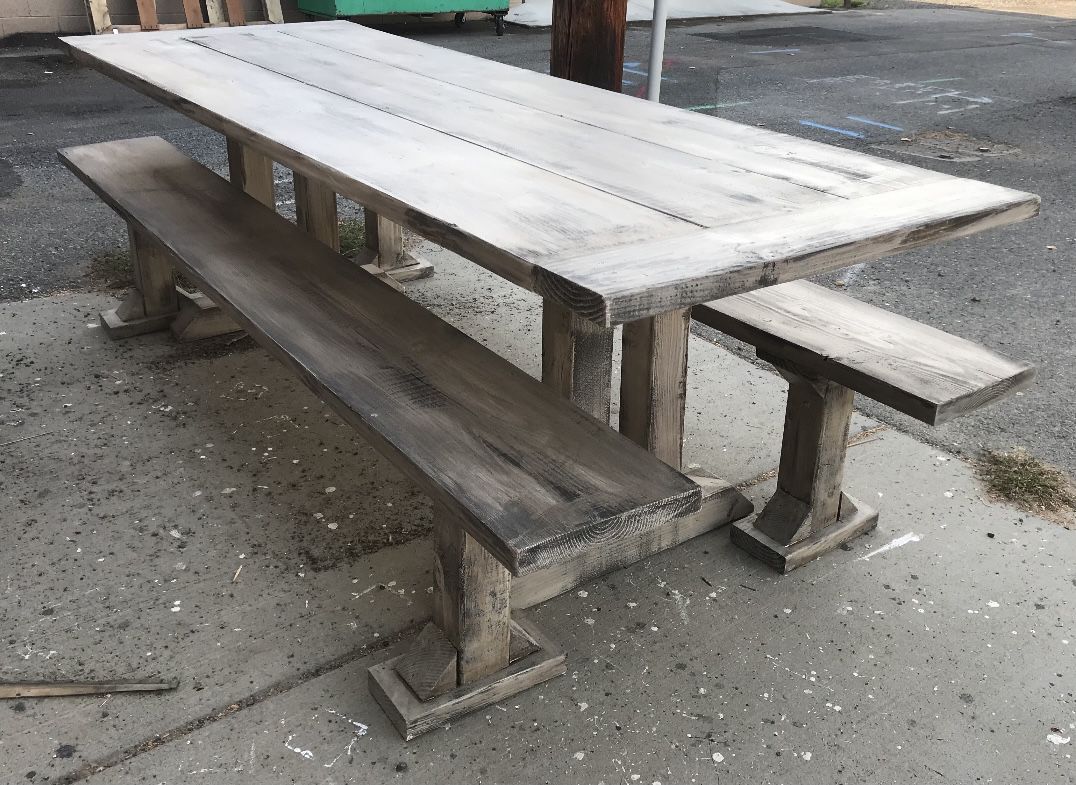 Now Taking Farm Table Orders With Benches 