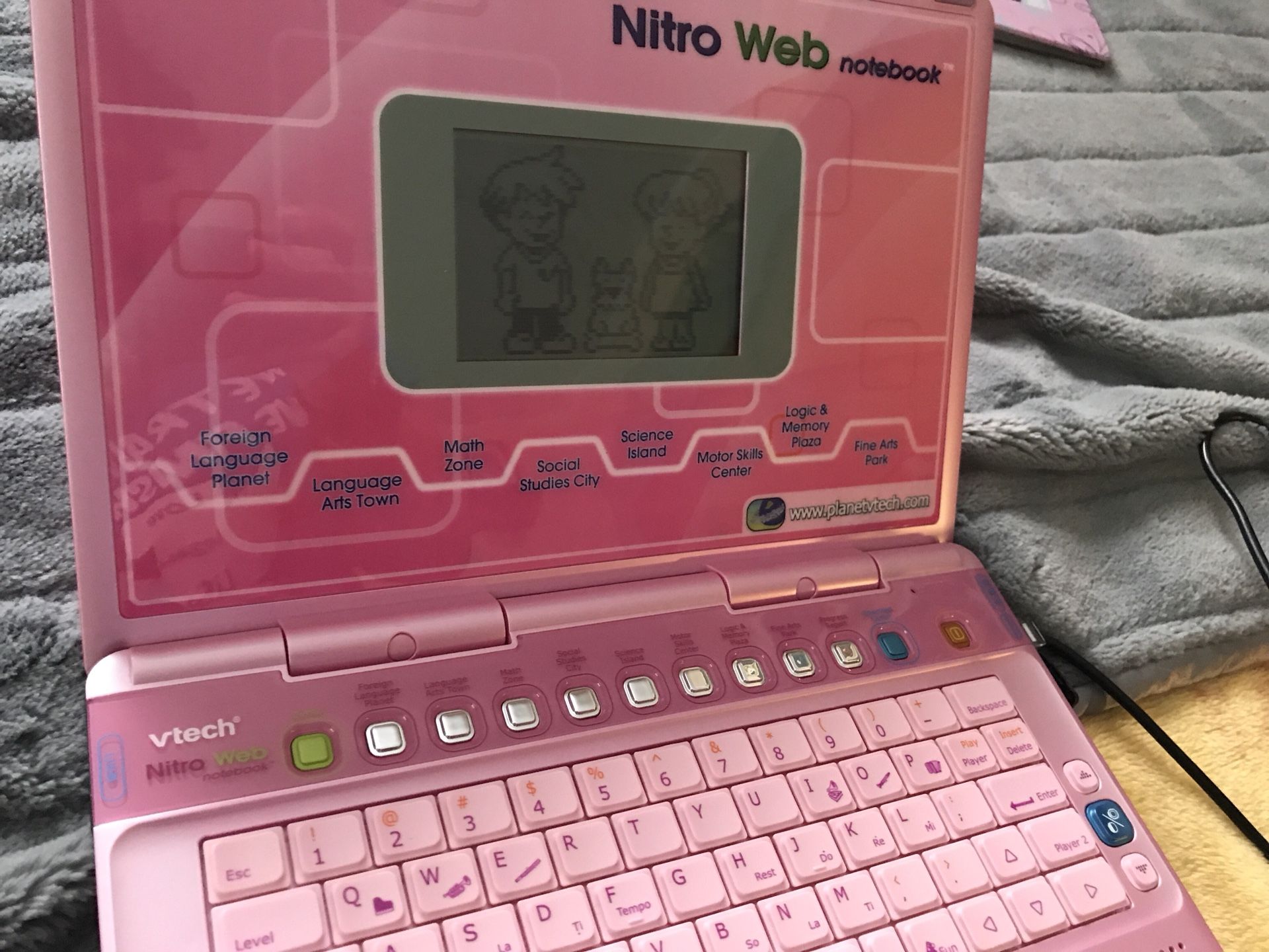 V tech nitro notebook pink colored No idea if works - Depop