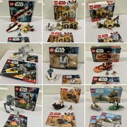 Lego Sets, Star Wars, see description and photos for price and availability for each set