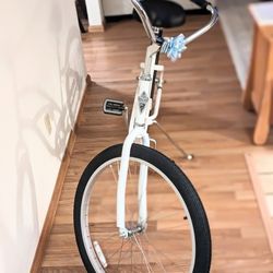 SALE - New Bike!! Pearl White Electra Cruiser 1 Step-Thru Bike