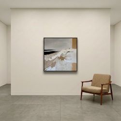 One Framed Original Abstract Painting by Lawson