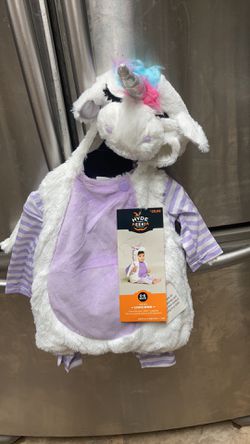 New unicorn costume 0-6 mos $12