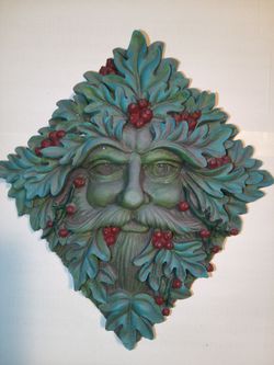 Berry Beard, Ancient Shepherd of the Forest Indoor / Outdoor Wall Plaque