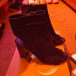 Women's open toe boot