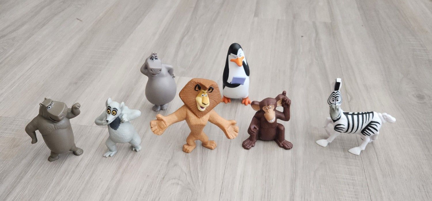 2008 Madagascar 2 McDonald's Happy Meal Toys