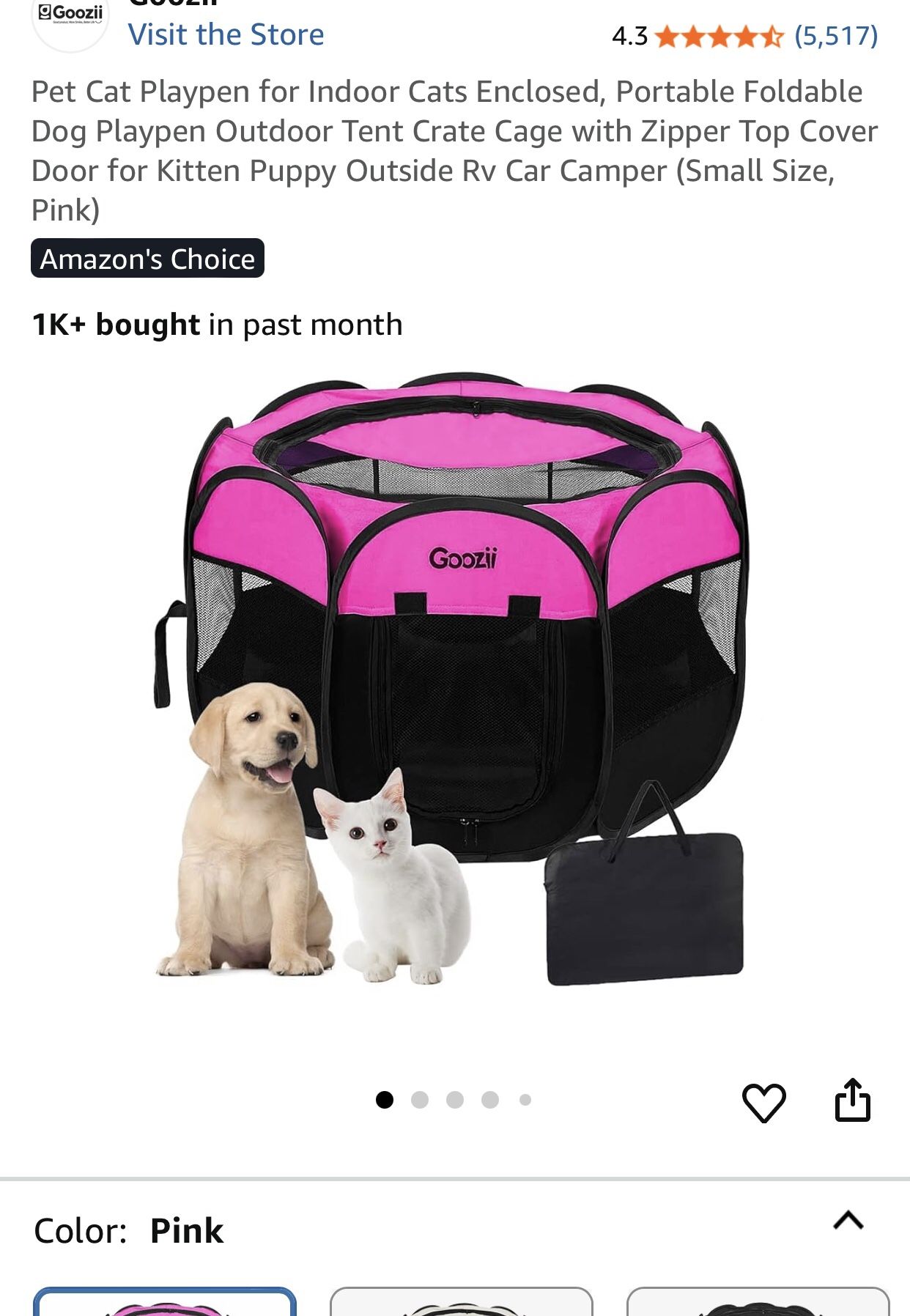 New Puppy Playpen Same As The Picture Never Used