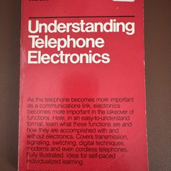 vintage paperback: Understanding Telephone Electronics Radio Shack 1983 